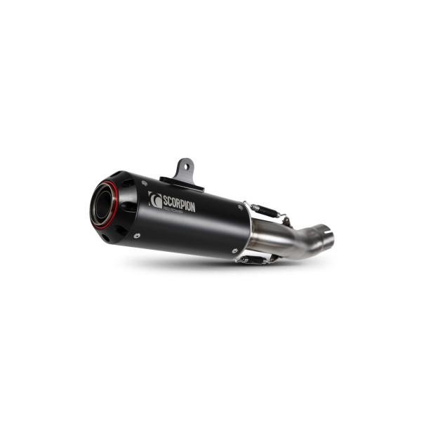 Scorpion Exhaust Honda CB 500 F 2019 - 2021 Red Power Slip-on Black Ceramic Coated Sleeve